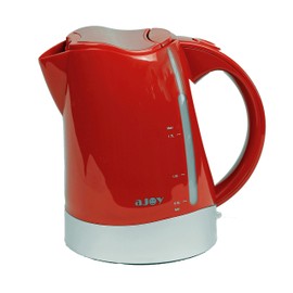 aJOY Elegant Standard Series 1.7L Cordless Electric Kettle, BPA Free, 360 Degree Conceal Heating Element, Overheat Protection Control (Red)