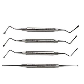 Surgical Curette Dermal/Miller Bone Curette Used for debridement and curettage During Surgical Procedure