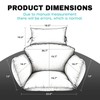 CTLAMK Egg Chair Cushion Replacement, Waterproof Thicken Hanging Egg Swing