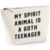 Hippowarehouse My Spirit Animal Is A Goth Teenager printed make