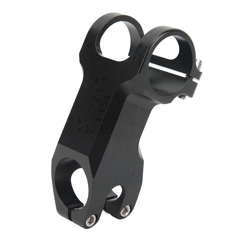 Bike Stem Aluminium Alloy Black Mountain Bike Handlebar Riser Negative
