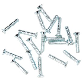 Countersunk Machine Screws/Bolts Zinc Plated Pozi Csk Head M6 6mm x 30mm (Pack of 25)