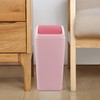 Ggbin 16 L Plastic Trash Cans with Swing Lid, Garbage