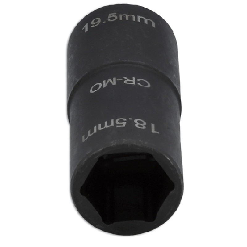 Bohaner 18.5mm x 19.5mm Wheel Nut Socket Double Head Impact