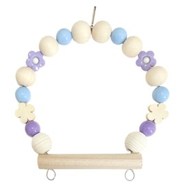 Bird swing type B (B71: Purple, S size 14 x 14 cm) for small birds, for small birds