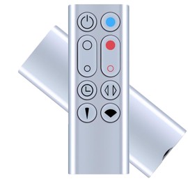 Xxtylo Genuine Remote Control for Dyson HP00 HP01 Hot+Cool Fan Air Purifier, Compatible 966538-01，966538-02，966538-04，966538-15，967197-13，967197-14, with Magnetic Function, W/O Battery, Silver