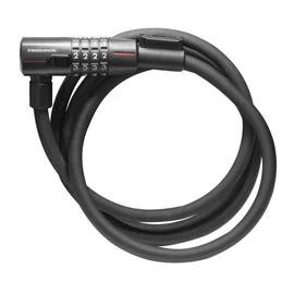 TRELOCK KS 312 85-12 Code Cable Lock - Length 85 cm - Freely Adjustable Code - Black