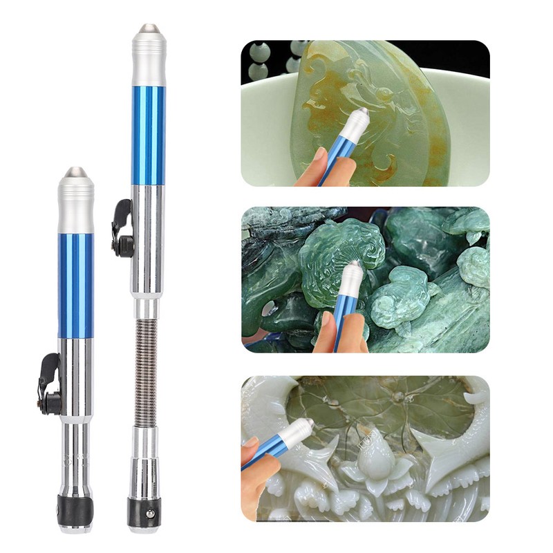 2Pcs 2.35mm Engraver Mill Carving Shank Engraving Hammer Handle Handpiece