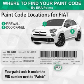 ERA Paints 309B/KGA/PGA - Light Green for FIAT Exact Match Automotive Touch Up Paint Jar - Essential Kit