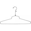 Unbranded 25 Metal Hangers Chrome Dress Shirt Retail Salesman Sample
