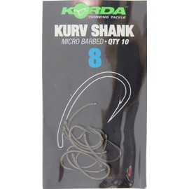 Korda Kurv Shank Hooks - Size 8