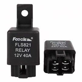 2Pcs FLS821 Heavy Duty Automotive Relay 12VDC 40A 4Pins