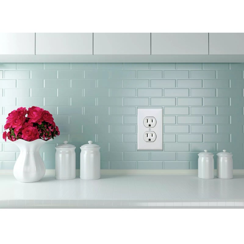 Larkmo Fake Electrical Outlet Sticker Decals, Prank Wall Outlet Joke,