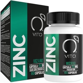 VITO Vitaminas Totales  Zinc 50 mg  Alta Concentracin  Medicamento Vitamnico  Frasco con 60 cpsulas - Producto Original de Alta Calidad, Entrega Rápid