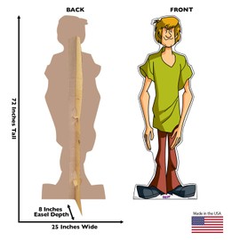 Cardboard People Shaggy Life Size Cardboard Cutout Standup - Scooby-Doo! Mystery Incorporated