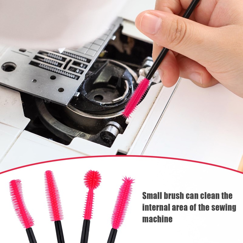 20 Pcs Sewing Machine Cleaning Brushes, Silicone Sewing Machine Cleaning