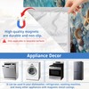 Washable Seashells Starfish Dishwasher Magnetic Cover for Kitchen Decor, Refrigerator