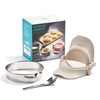 MUMSUNG Empanadas Press Maker Mold Set,4-inch Dumpling Maker With Dough