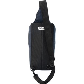 Outdoor Products Heathertex Shoulder Bag, Vertical Type, Large Capacity, Crossbody Hanging, One Shoulder, navy