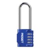 RESET- 4 Digit Combination Padlock with 2.4 inch Long Shackle,