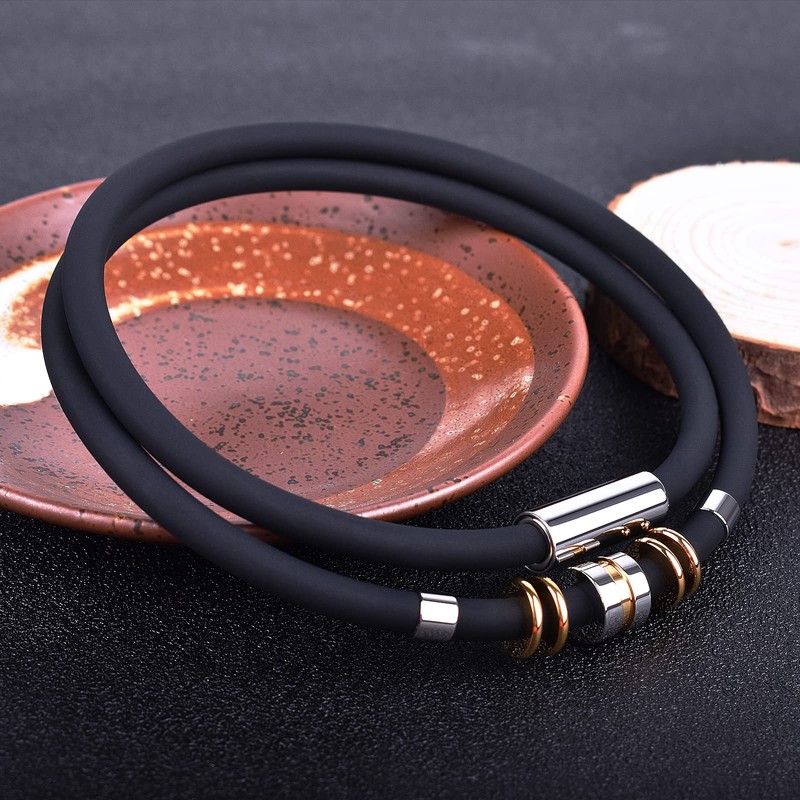 BCletty Necklace, Silicon Germanium, Magnetic Joint, Static Elimination, Necklace, Static