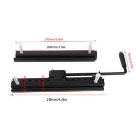 Seat Slider Track, 2PCS Seat Slider Track Strong Strength Adjustable Seat Sliding Fit For Go Kart Four Wheel Off Road UTV