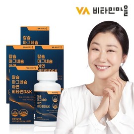 Vitamin Village (360 tablets/12-month supply) Calcium, Magnesium, Zinc, Vitamin DK, 4 bottles / 비타민마을 (360정12개월분) 칼슘 마그네슘 아연 비타민DK 4병