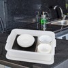 Doryh 12-Pack 13 L Commercial Bus Tub with Lid, Plastic