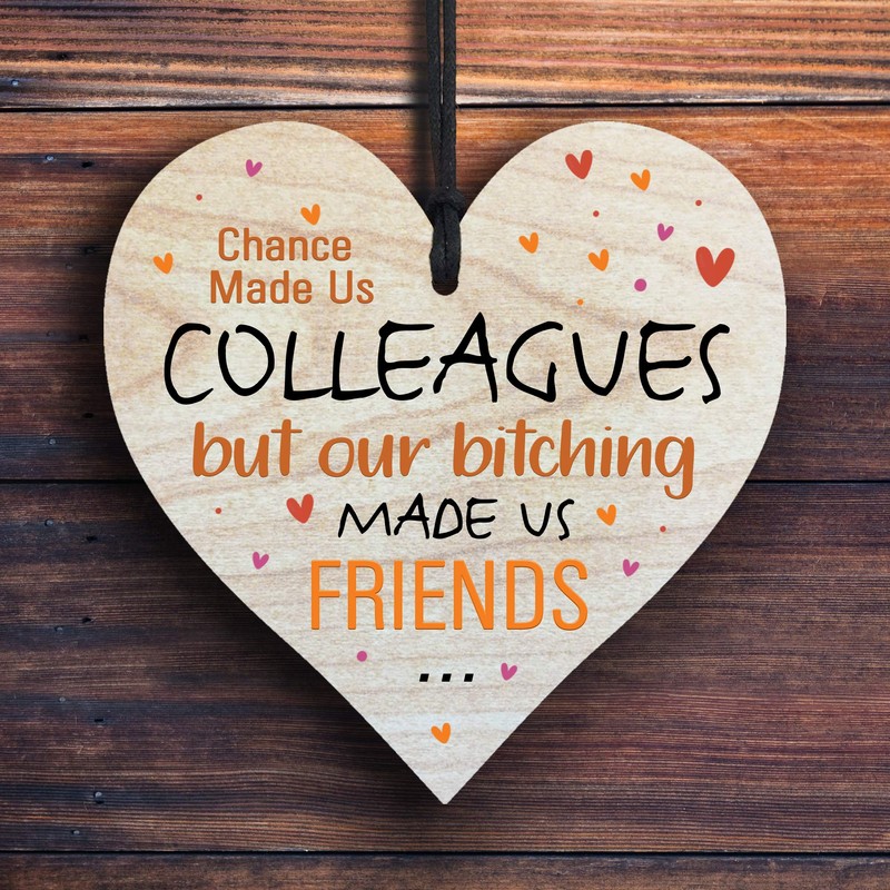 Chance Made Us Colleagues Work Leaving Gifts for Her, Him,