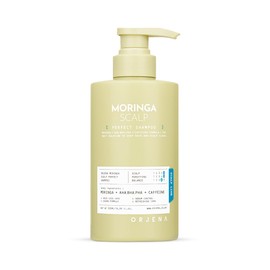 ORJENA Moringa Scalp Perfect Shampoo 500ml – Champú Limpiador y Calmante con Extracto de Moringa y Ácidos Exfoliantes para Cuero Cabelludo Sensible y 