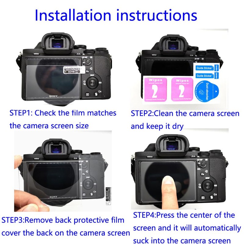 YRTIYO DJI Pocket 3 Screen Protector Compatible for DJI Pocket