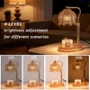 XININSUN Candle Warmer Lamp with Timer, Dimmable, Height Adjustable, Amber,