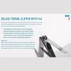 Trim Straight Edge Toenail Clipper with File, 0.94 Ounce