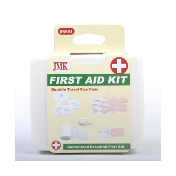 IIT Travel Size Car Boat Plane First Aid Kit With Plastic Case - TSA Compliant