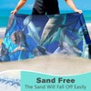 XSMEI Shark Collage Beach Towel for Animal Lovers, Soft Lightweight