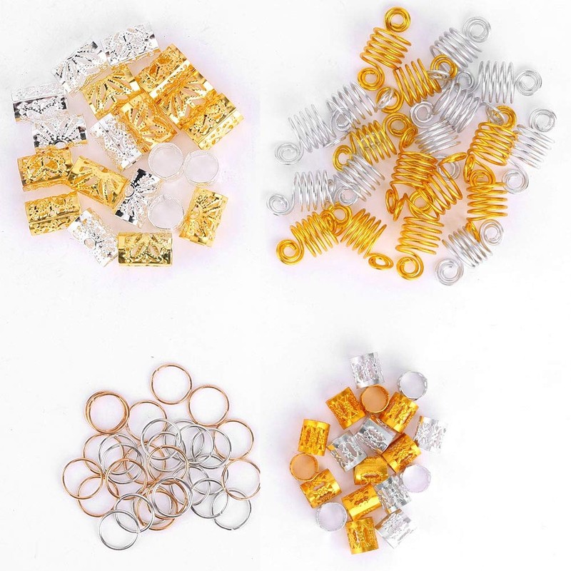 90 Piezas De Anillos De Trenza Para El Cabello, Accesorios