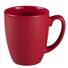 Corelle Livingware 11 oz Stoneware Mug, Berry, Set of 4