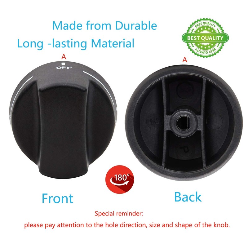 Reyhoar Genuine Viking PB010101 Thermostat Bake KNOB N/SBK Viking VKNPB010101