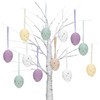 Valery Madelyn 12pcs Easter Egg Decoration Tree Ornaments Set, 4CM