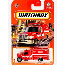 Matchbox International Terrastar Boeing Fire Ambulance 71/100 1:64 Scale Die-Cast Vehicle