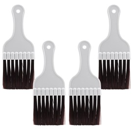 Jiozermi 4 Pcs Brown Air Conditioner Condenser Cleaning Brush Ac Coil Cleaner Brush HVAC Refrigerator Coil Cleaning Brush