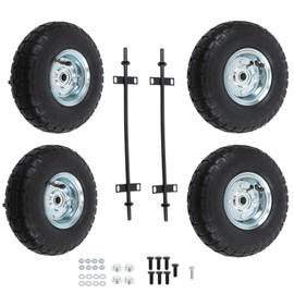 findmall All Terrain Wheel Kit Replacement for Predator 9000 8750 and 6500 Watt Generators, Pneumatic Tyres