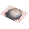 Man Bald Micropigmentattion Practice Skin Silicone Hairline Microblading Practice Pads