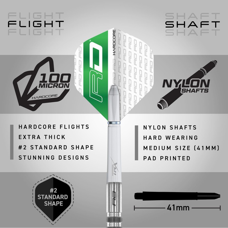 RED DRAGON Javelin Speedline 24g Premium Tungsten Steeltip Darts Set