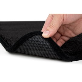 Coverking Custom Fit Front and Rear Floor Mats for Select Honda Accord Models - Nylon Carpet (Black)