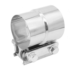 AotoKoop 2.5" Exhaust Clamp, Lap Joint Brand Clamp Stainless Steel OD 2.5" Pipe to ID 2.5" Pipe