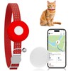 Cat Tracker,No Subscription Cat Tracker Collar(iOS Only),Waterproof Pet Tracker for