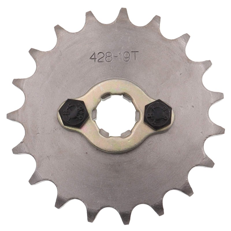 Magkowar 428 Front Enigine Sprocket with Retainer Plate Sets for