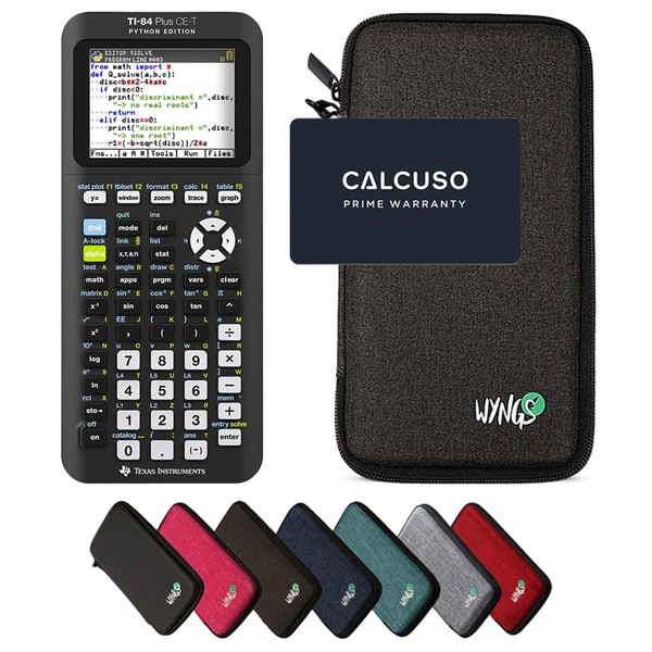 TEXAS INSTRUMENTS Calcuso TI 84 Plus CE-T Python Edition Graphing
