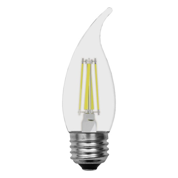 GE Refresh HD Bent Tip Dimmable LED Light Bulbs (40 Watt Replacement LED Light Bulbs), 300 Lumen, Medium Base Light Bulb, Daylight, 2-Pack LED Bulbs
